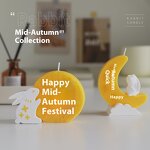 Soy Wax Candle Supplier - OEM/ODM Mid-Autumn Festival Gift Custom Handmade Alien Shape