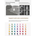 3D Printed Ceramic Vase Supplier - OEM/ODM Modern Style Aomesi Omaysn Simple Matt Glaze