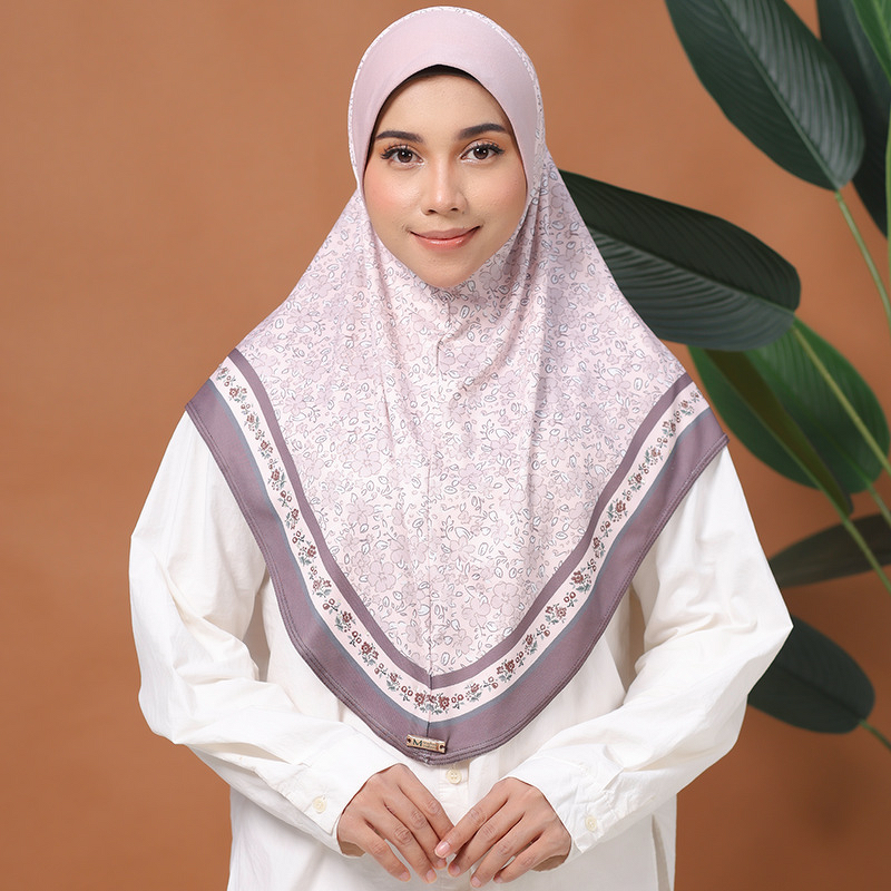 Printed Amira Hijab Supplier - OEM Convenient One Piece Long Veil