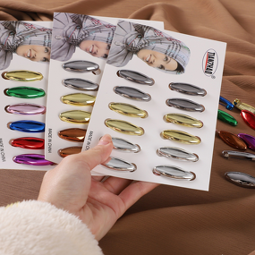Plastic Hijab Pins Supplier - Wholesale 12pcs Colorful Safety Pin Set