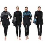 Islamic Swimwear Factory - Bulk 3 Pieces Long Sleeve Modest Bathing Suit