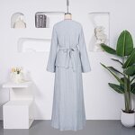 Two Piece Abaya Set Supplier - Wholesale Long Skirt Suit Plus Size Dress