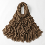 Sparkling Scarf Supplier - OEM Speaker Tassels Silver Thread Headscarf