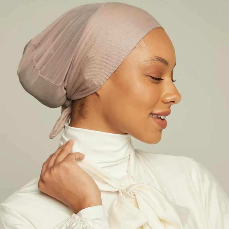 Jersey Mesh Hijab Cap Factory - Bulk 85 Colors Tie Back Bonnet