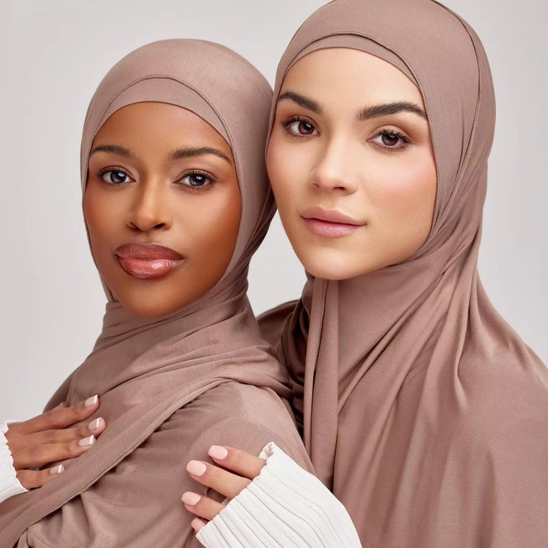 Jersey Hijab With Inner Cap Factory - Bulk Perfect Matching Soft Set