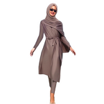 Women Swimsuit Supplier - OEM Full Cover Long Sleeve Two Piece Swimsuit