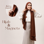 Magnetic Instant Chiffon Hijab Factory - Bulk Non Slip Built-in Magnetic Scarf