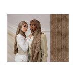 Modal Hijab Manufacturer - OEM Double Sided Floral Long Scarf