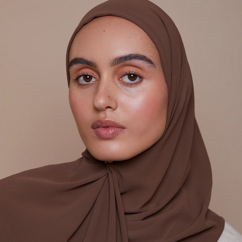 Plain Chiffon Hijab Manufacturer - Bulk 374 Colors Georgette Shawl