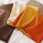 Woven Bamboo Cotton Hijab Manufacturer - Wholesale Ombre Rayon Viscose Shawl