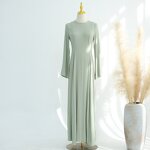 Long Abaya Dress Supplier - Wholesale Solid Formal Evening Wear