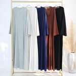 Long Abaya Dress Supplier - Wholesale Solid Formal Evening Wear