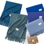 Cashmere Shawl Manufacturer - Wholesale Thicken Warm Long Fringed Winter Scarf