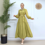 Amirah Maxi Dress Manufacturer - Bulk Waist-Hugging Flared Lace Dress