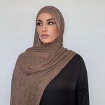 Rayon Crinkle Hijab Factory - OEM Lightweight Antique Texture Shawl