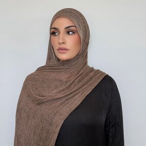 Rayon Crinkle Hijab Factory - OEM Lightweight Antique Texture Shawl