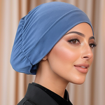Closed Hijab Cap Supplier - Bulk Solid Elastic Casual Bonnet