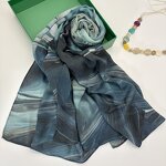 Modal Hijab Manufacturer - OEM Double Sided Floral Long Scarf