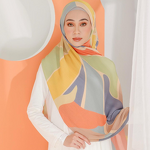 Pleated Chiffon Hijab Supplier - Wholesale Floral Lightweight Tudung