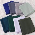 Wrinkle Hijab Supplier - Bulk Lightweight Wrinkled Solid Shawl