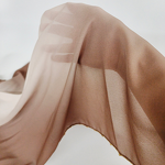 Pearl Chiffon Scarf Factory - OEM Metal Bead Chain Ombre Party Hijab