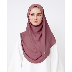 One Loop Instant Hijab Manufacturer - OEM Solid Glossy Hemp Convenient Wrap