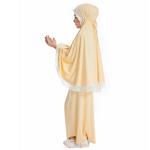 Kids Prayer Khimar Set Manufacturer - OEM Eid Maxi 2 Piece Jilbab Dress