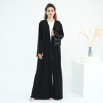 Beaded Abaya Set Manufacturer - OEM Handmade Black Modest Dress Set