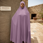 Crystal Hemp Khimar Factory - OEM Sleeveless Overhead Long Prayer Abaya