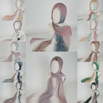 Ombre Chiffon Hijab Manufacturer - Wholesale Solid Georgette Lightweight Veil