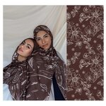 Bamboo Cotton Hijab Supplier - OEM Printed Matte Non-Through Scarf