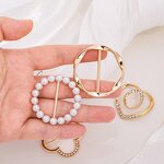 Scarf Ring Clip Supplier - OEM Metal Round Circle Buckle