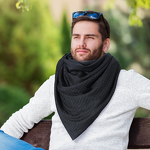 Keffiyeh Head Hijabs Supplier - OEM 140x140cm Plaid Tassel Free Scarf