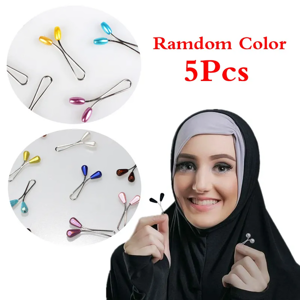 Pearl Safety Pins Manufacturer - Bulk 12 Card Pack Scarf Clips