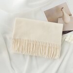 Cashmere Shawl Manufacturer - Wholesale Thicken Warm Long Fringed Winter Scarf