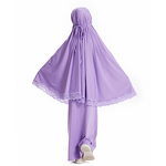 Kids Prayer Khimar Set Manufacturer - OEM Eid Maxi 2 Piece Jilbab Dress
