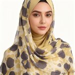 Printed Chiffon Hijab Factory - OEM Soft Keffiyeh Headscarf