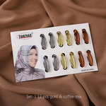 Plastic Hijab Pins Supplier - Wholesale 12pcs Colorful Safety Pin Set