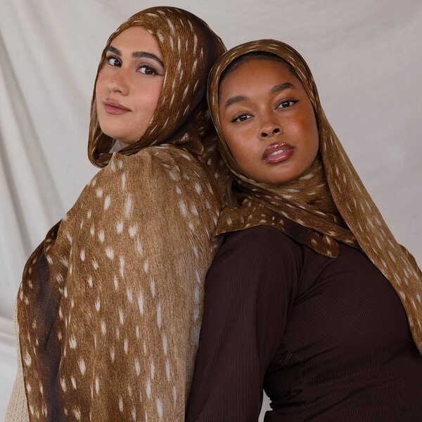 Bamboo Modal Hijab Factory - Bulk Double Side Watercolor Shawl