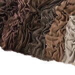 Rayon Wrinkle Hijab Supplier - Bulk Solid Crinkle Fringes Daily Scarf