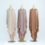Jersey Khimar Supplier - Bulk Soft Stretchy Casual Prayer Jilbab