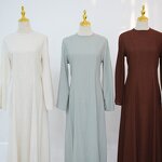 Long Abaya Dress Supplier - Wholesale Solid Formal Evening Wear