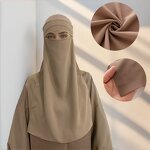 Single Niqab Veils Supplier - OEM Modern Long Summer Face Mask Scarf