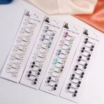 Pearl Safety Pins Manufacturer - Bulk 12 Card Pack Scarf Clips