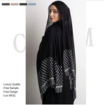 Printed Chiffon Keffiyeh Factory - OEM Arab Shawl Palestine Hijab