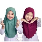 Instant Kid Hijab Supplier - OEM 2-7 Ages One Piece Full Cover Cap