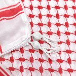 Kuffiyeh Print Scarf Manufacturer - OEM 140x140cm Woven Square Tassels Shawl