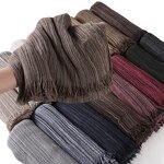 Crinkle Rayon Modal Hijab Supplier - Bulk Light Weight Textured Scarf