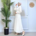 Amirah Maxi Dress Manufacturer - Bulk Waist-Hugging Flared Lace Dress