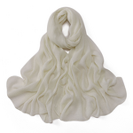 Glitter Crinkle Scarf Factory - Bulk Silver Thread Wrinkled Shimmer Veil